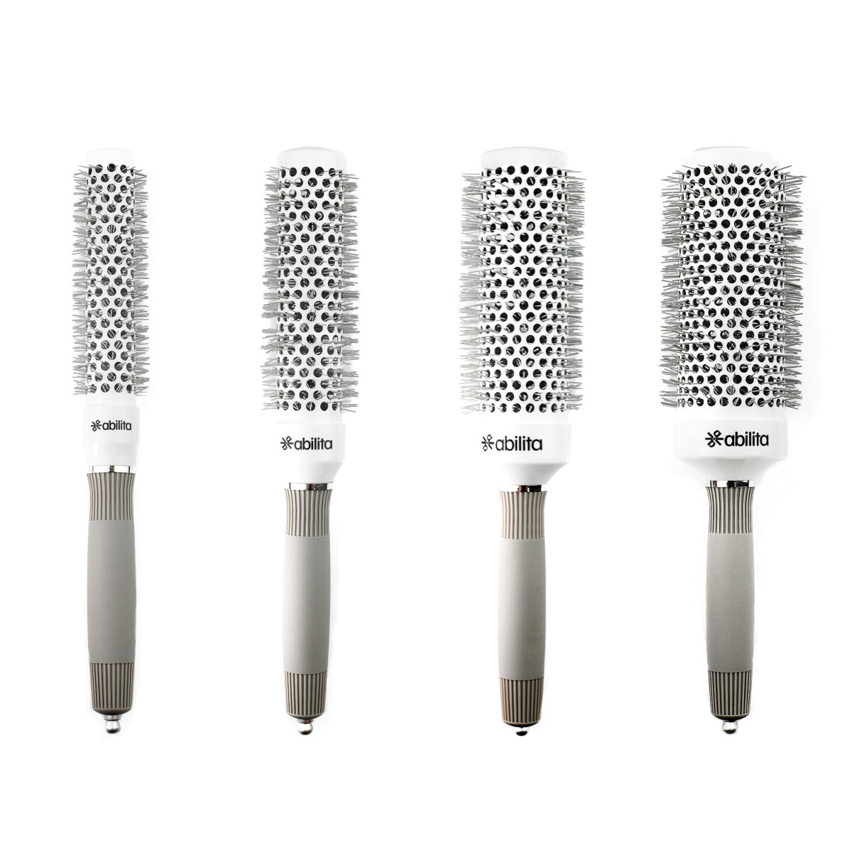Термобрашинг Abilita Professional Ceramic+Ionic XL, 32 мм, White&Grey — изображение 3